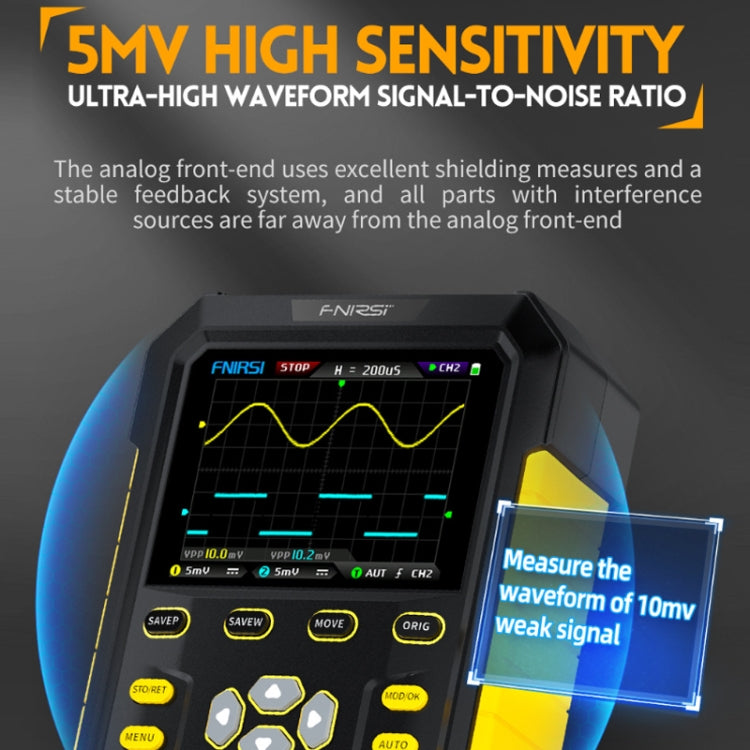 FNIRSI 2 In 1 Small Handheld Fluorescence Digital Dual-Channel Oscilloscope, US Plug(Blue) - free shipping - PMC TechLife - Order now!