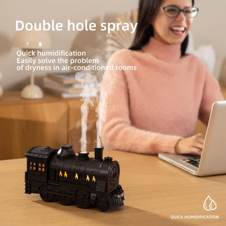 300ml Small Train Essential Oil Diffuser Humidifier With Remote Control AU Plug - free shipping - PMC TechLife - Order now!