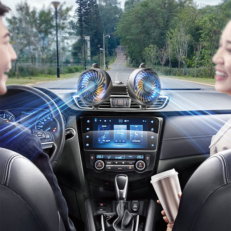 SUITU Car Foldable Cooling Fan Automobile Summer Temperature Reduction Fan, Model: Single 5V USB Energized - Heating & Fans by SUITU | Online Shopping South Africa | PMC TechLife | Buy Now Pay Later Mobicred