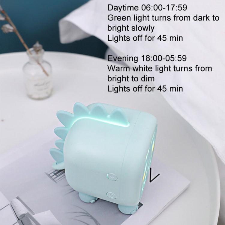 Dinosaur Kids Alarm Clock Electronic Clock Multifunctional Chime Small Alarm Clock(Green) - Alarm Clocks by PMc TechLife | Online Shopping South Africa | PMc TechLife | Buy Now Pay Later Mobicred
