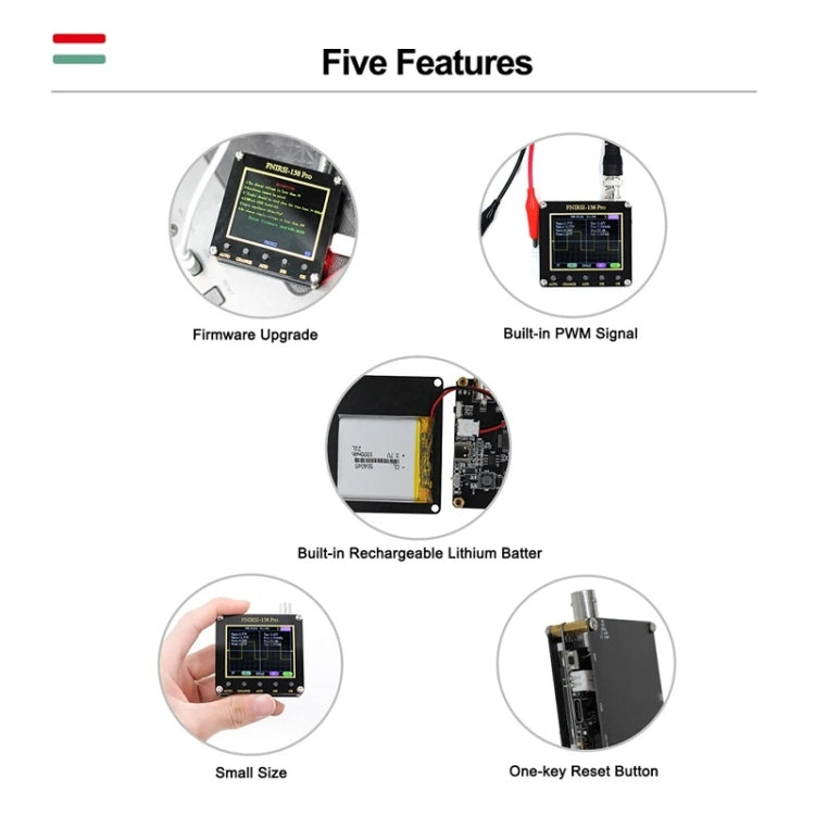 FNIRSI Handheld Small Teaching Maintenance Digital Oscilloscope, Specification: Standard Without Battery - Other Tester Tool by FNIRSI | Online Shopping South Africa | PMC TechLife | Buy Now Pay Later Mobicred