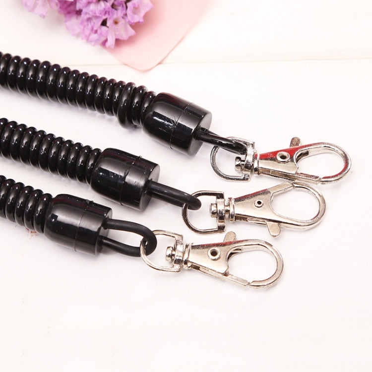 5pcs Spring Key Rope Plastic Keychain Environmentally Friendly Elastic Chain(Colorful Random Delivery) - free shipping - PMC TechLife - Order now!
