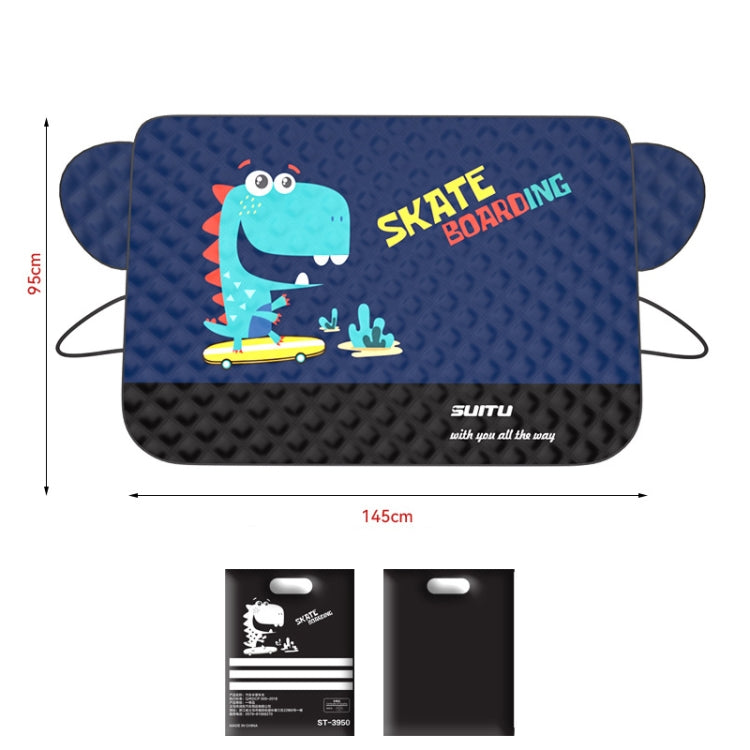 SUITU ST-3950 Automobile Thickening Sun Shield Car Snow Block Coat, Style: Dinosaur - Window Foils & Solar Protection by SUITU | Online Shopping South Africa | PMC TechLife | Buy Now Pay Later Mobicred