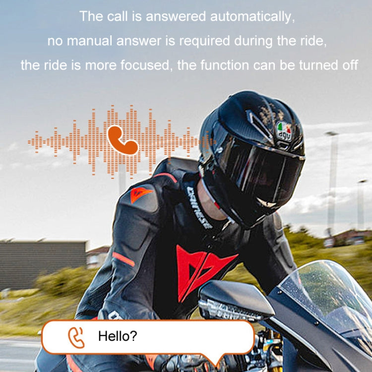 Motorcycle Helmet Bluetooth 5.0 Stereo Music Cycling Headphones(V10) - Motorcycle Walkie Talkie by PMC TechLife | Online Shopping South Africa | PMC TechLife | Buy Now Pay Later Mobicred