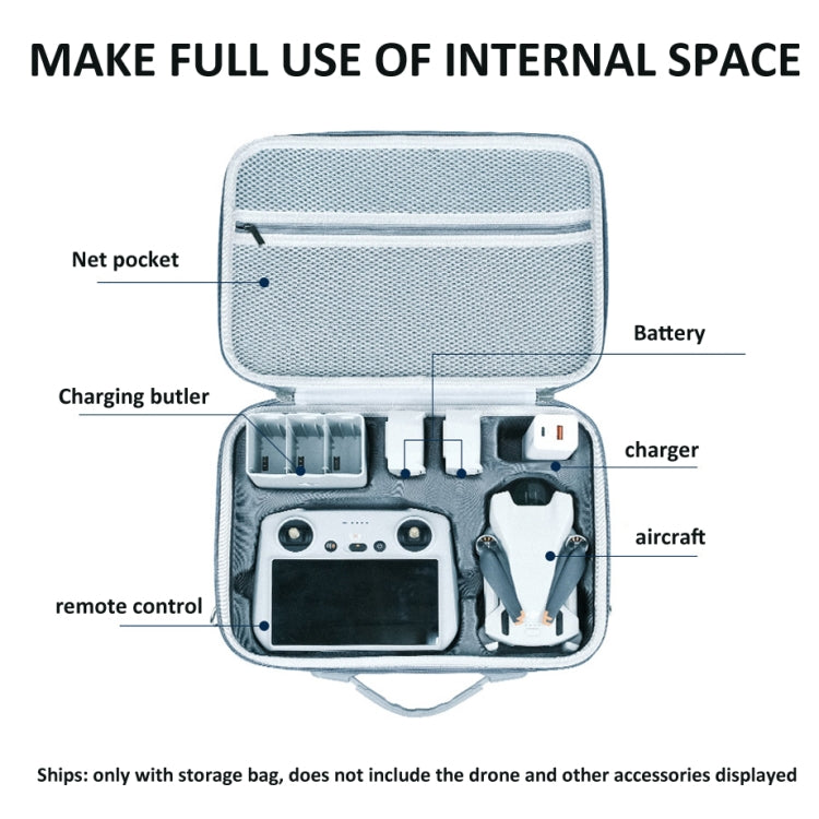 For DJI Mini 4 Pro / Mini 3 Pro LKTOP Carrying Case Waterproof Shoulder Bag Handbag, Style: Nylon - Carry Cases & Bags by LKTOP | Online Shopping South Africa | PMC TechLife | Buy Now Pay Later Mobicred