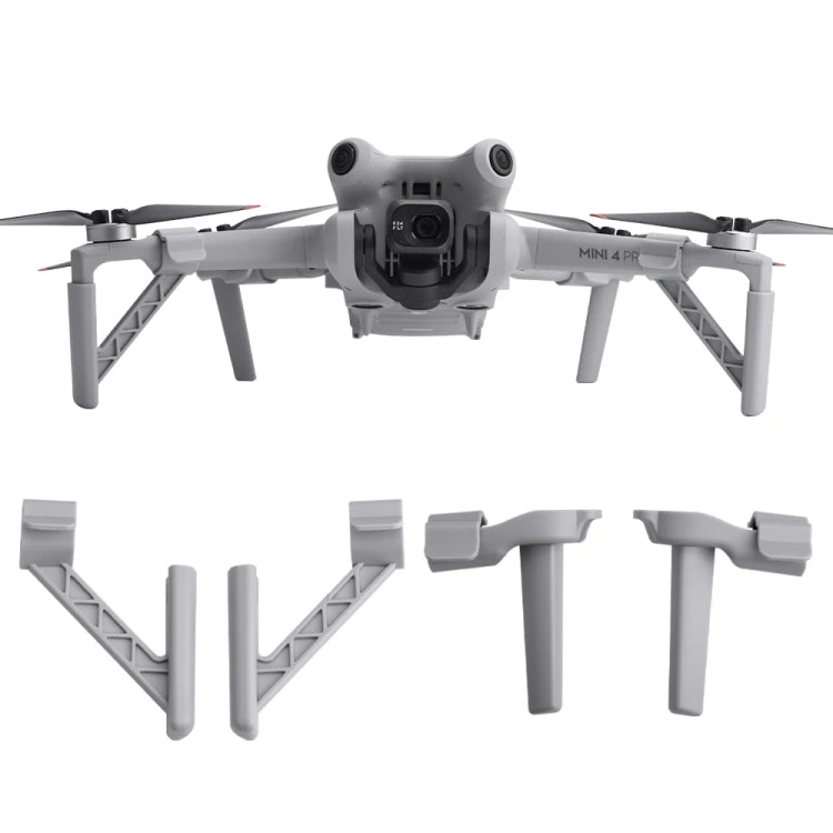 For DJI Mini 4 Pro Drone BRDRC Landing Gear Increased Height Leg(Gray) - Other by BRDRC | Online Shopping South Africa | PMC TechLife | Buy Now Pay Later Mobicred