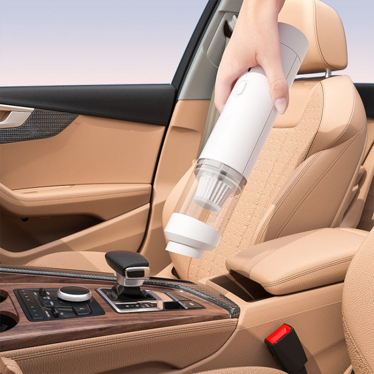 SUITU ST-6676 7pcs /Set Cordless Vehicle Vacuum Cleaner Home And Car Brushless Cylinder Blower(White) - free shipping - PMC TechLife - Order now!