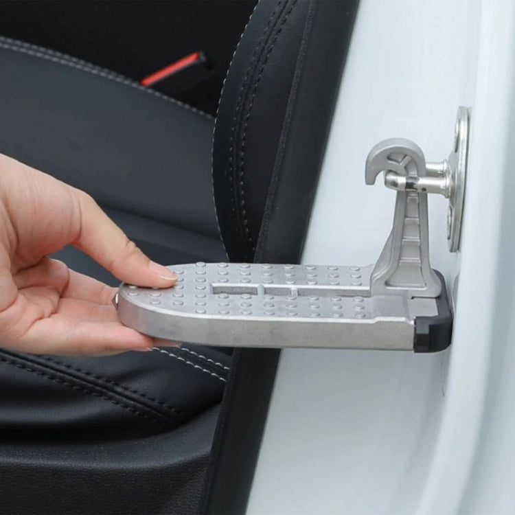 Car Hook Door Foldable Foot Pedal with Safety Hammer(Black) - free shipping - PMC TechLife - Order now!