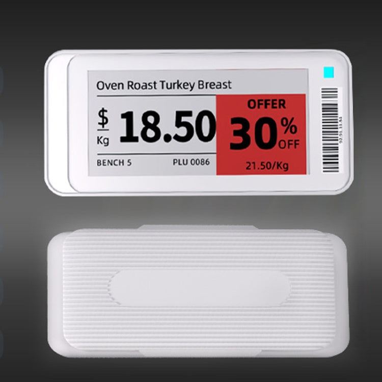 2.9 Inch E-ink Screen Bluetooth Smart Electronic Labels Support Custom Text/Picture/QR Code/Barcode - Store & Supermarket Supplies by PMc TechLife | Online Shopping South Africa | PMc TechLife | Buy Now Pay Later Mobicred