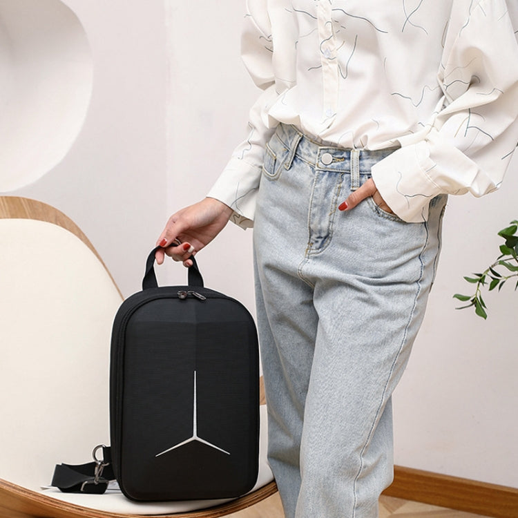 For DJI Mini 4 Pro Drone Chest Bag Backpack Crossbody Bag Storage Box(Black) - Carry Cases & Bags by PMC TechLife | Online Shopping South Africa | PMC TechLife | Buy Now Pay Later Mobicred