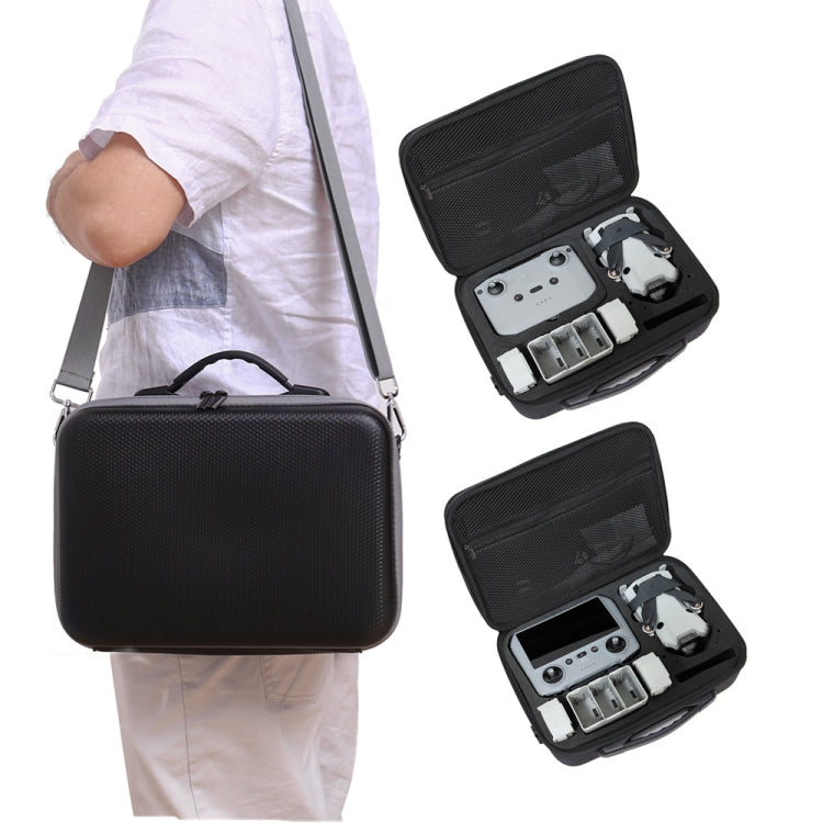 For DJI MINI 4 PRO Suitcase Backpack Messenger Bag Organizer(Pu Diamond Pattern) -  by PMC TechLife | Online Shopping South Africa | PMC TechLife | Buy Now Pay Later Mobicred