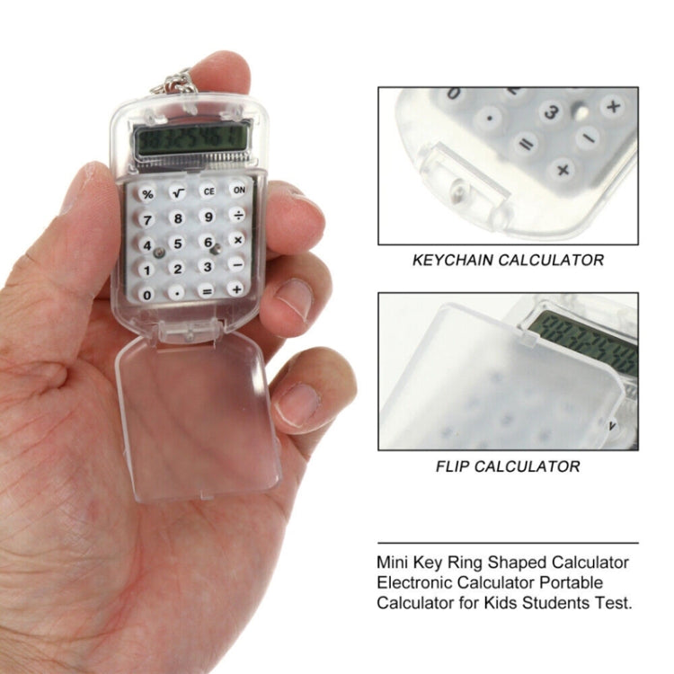 Flip Top Portable Mini Calculator Student Exam Office Calculator(White) - Calculator by PMc TechLife | Online Shopping South Africa | PMc TechLife | Buy Now Pay Later Mobicred