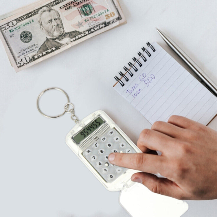 Flip Top Portable Mini Calculator Student Exam Office Calculator(Black) - Calculator by PMc TechLife | Online Shopping South Africa | PMc TechLife | Buy Now Pay Later Mobicred