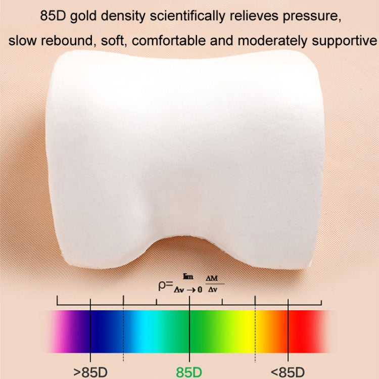 Leather Memory Foam All Season Car Seat Neck Support Cushion Headrest+Waist Pad(Beige) - Seat Accessories by PMC TechLife | Online Shopping South Africa | PMC TechLife | Buy Now Pay Later Mobicred