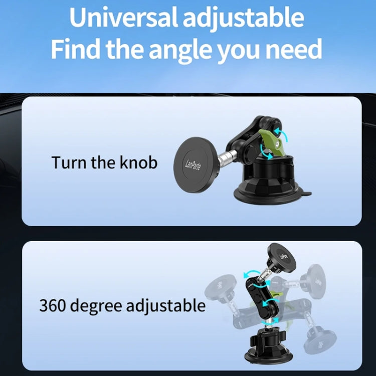 Lanparte Magnetic Car Phone Holder Adjustable Suction Cup Navigation Stand RBA-M01NL - Universal Car Holders by Lanparte | Online Shopping South Africa | PMC TechLife | Buy Now Pay Later Mobicred