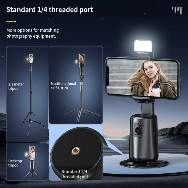 Pixel A200  Auto Tracking Gimbal Stabilizer 360 Degree Rotation Selfie Stick With Fill Light Set 2 - free shipping - PMC TechLife - Order now!