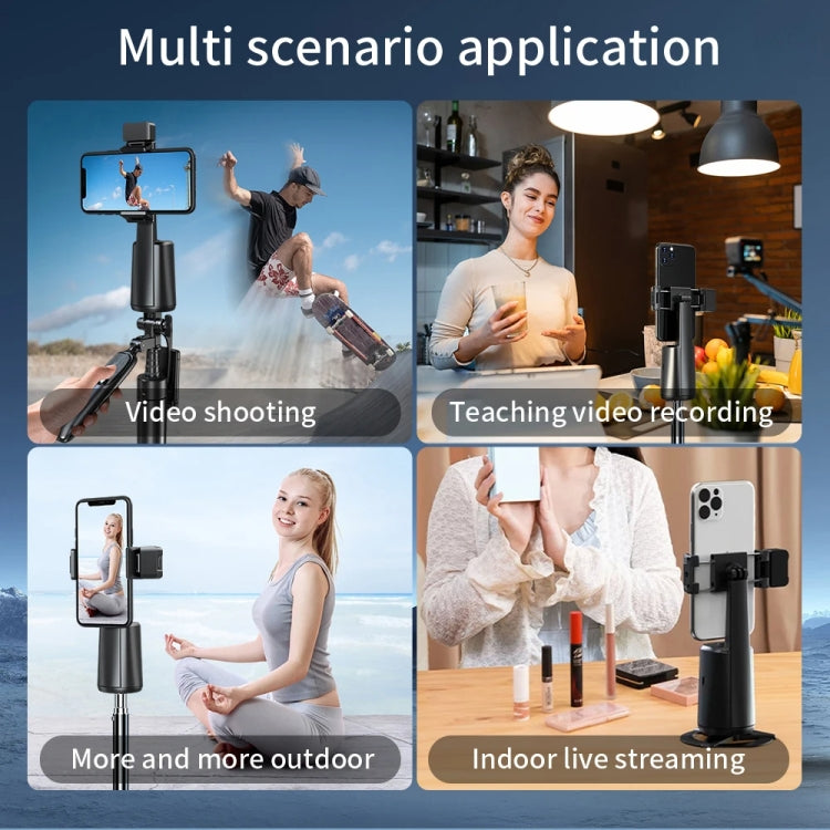 Pixel A200  Auto Tracking Gimbal Stabilizer 360 Degree Rotation Selfie Stick With Fill Light Set 3 - free shipping - PMC TechLife - Order now!
