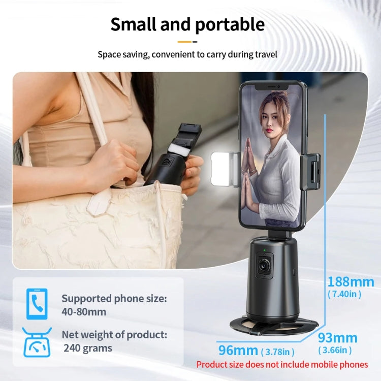 Pixel A200  Auto Tracking Gimbal Stabilizer 360 Degree Rotation Selfie Stick With Fill Light Set 3 - free shipping - PMC TechLife - Order now!