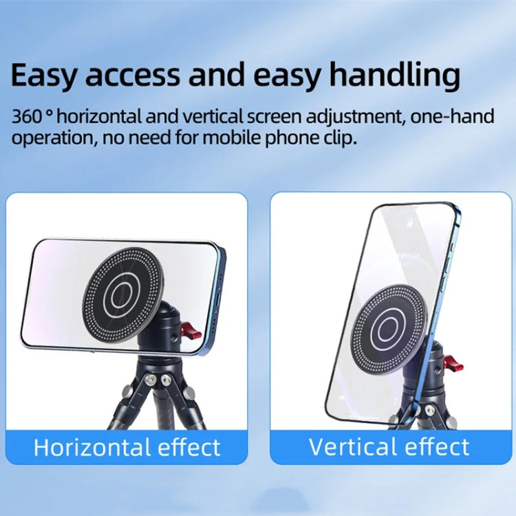 Magnetic Phone Holder with 1/4 Inch Hole for Tripod Magic Arm(Titanium Color) - free shipping - PMC TechLife - Order now!