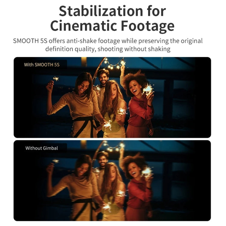 ZHIYUN Smooth 5S 3-Axis Smartphone Handheld Gimbals Stabilizer, Spec: Standard White - free shipping - PMC TechLife - Order now!