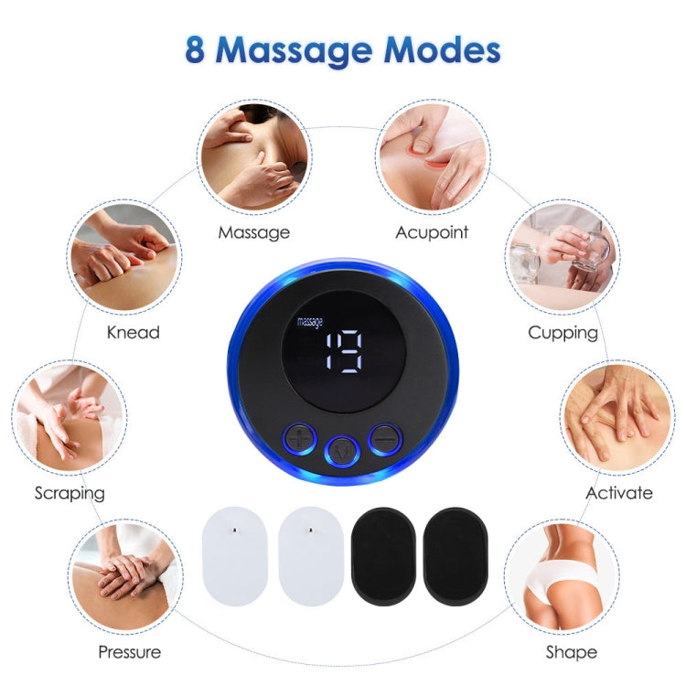 SC-195B Mini Cervical Massage Stickers EMS Pulse Meridian Therapy Instrument, Spec: 2-In-1 Upgrade Jack - free shipping - PMC TechLife - Order now!
