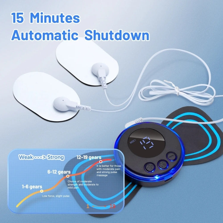 SC-195B Mini Cervical Massage Stickers EMS Pulse Meridian Therapy Instrument, Spec: 2-In-1 Upgrade Jack - free shipping - PMC TechLife - Order now!
