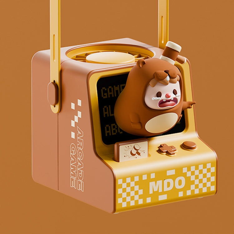 Cartoon Game Console Shape USB Charging Portable Bladeless Halter Fan(Beat Gophers) - Electric Fans by PMC TechLife | Online Shopping South Africa | PMC TechLife | Buy Now Pay Later Mobicred