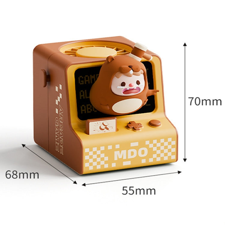 Cartoon Game Console Shape USB Charging Portable Bladeless Halter Fan(Beat Gophers) - Electric Fans by PMC TechLife | Online Shopping South Africa | PMC TechLife | Buy Now Pay Later Mobicred