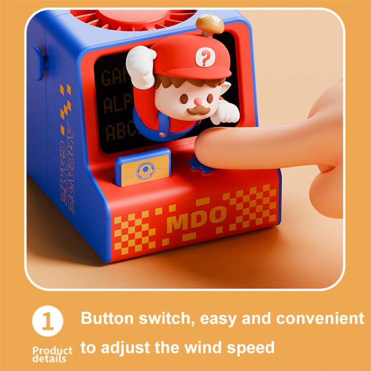 Cartoon Game Console Shape USB Charging Portable Bladeless Halter Fan(Beat Gophers) - Electric Fans by PMC TechLife | Online Shopping South Africa | PMC TechLife | Buy Now Pay Later Mobicred