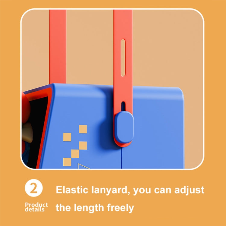 Cartoon Game Console Shape USB Charging Portable Bladeless Halter Fan(Panda Boxer) - Electric Fans by PMC TechLife | Online Shopping South Africa | PMC TechLife | Buy Now Pay Later Mobicred