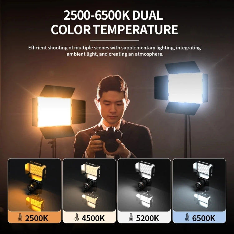 Pixel  P30 20W 2500-6500K 2400Lux Dual Color Temperature Photography Fill Light Standard Set - free shipping - PMC TechLife - Order now!