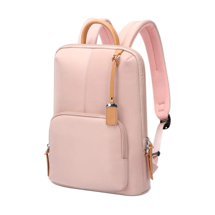 Bopai 62-126521 14-inch Laptop Thin and Light Business Waterproof Backpack(Pink) - free shipping - PMC Jewellery - Order now!