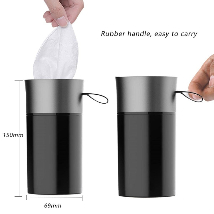 BEN.JACK Cylindrical Car Water Cup Holder Tissue Box(White Red) - Stowing Tidying by BEN.JACK | Online Shopping South Africa | PMC TechLife | Buy Now Pay Later Mobicred