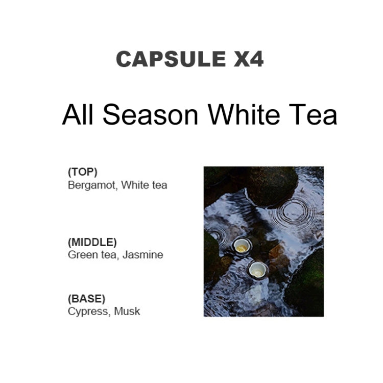 BEN.JACK 4pcs /Set Coffee Cup Air Outlet Aromatherapy Refill Tablets(All Season White Tea) - Air Freshener by BEN.JACK | Online Shopping South Africa | PMC TechLife | Buy Now Pay Later Mobicred