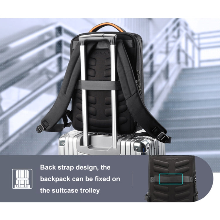 Bopai 751-006641A Large Capacity Anti-theft Waterproof Laptop Business Backpack(Black) - free shipping - PMC Jewellery - Order now!