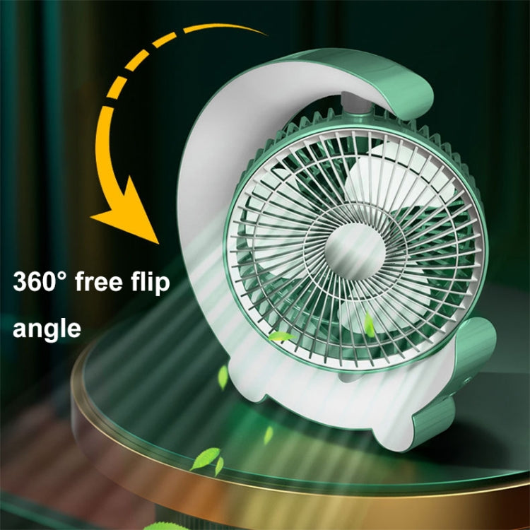 F11 USB Charging Cool Marquee Desktop Portable Fan(Mint Green) - Electric Fans by PMC TechLife | Online Shopping South Africa | PMC TechLife | Buy Now Pay Later Mobicred