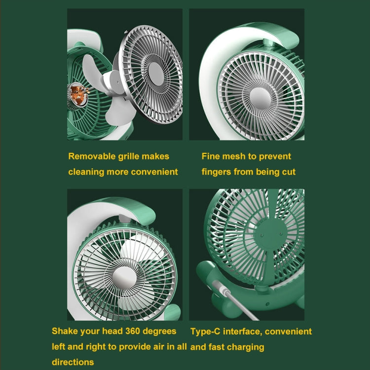 F11 USB Charging Cool Marquee Desktop Portable Fan(Sky Blue) - Electric Fans by PMC TechLife | Online Shopping South Africa | PMC TechLife | Buy Now Pay Later Mobicred