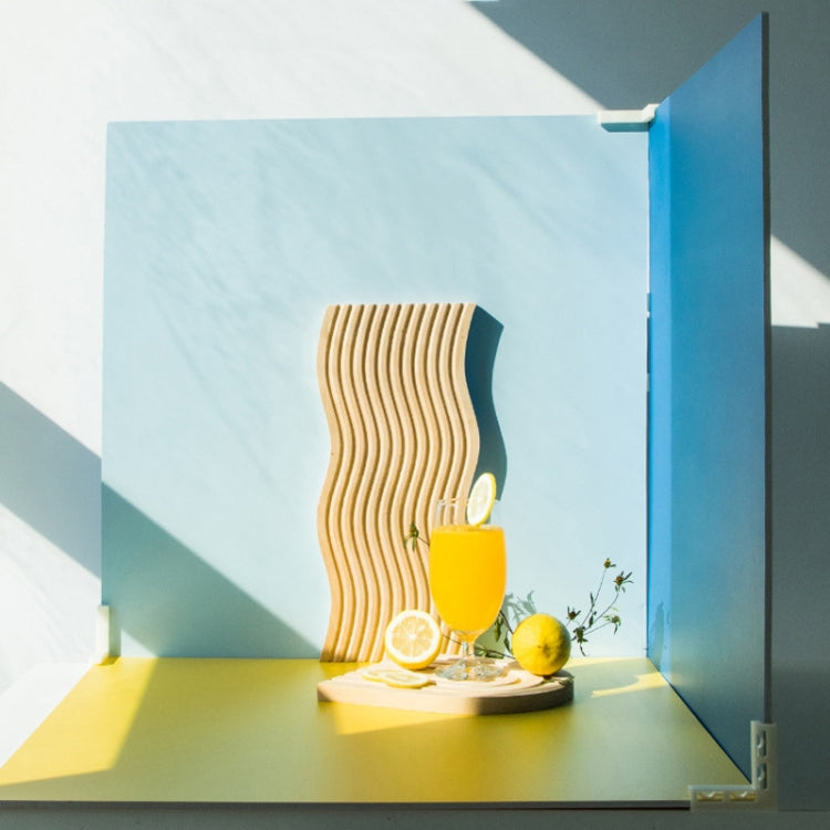 2pcs 60cm Double-Sided Background Board + 7pcs Backdrop Paper Photography Props Set, Spec: Set 2 - Solid Color by PMC TechLife | Online Shopping South Africa | PMC TechLife | Buy Now Pay Later Mobicred