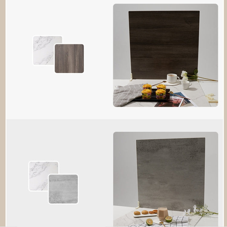 2pcs 60cm Double-Sided Background Board + 7pcs Backdrop Paper Photography Props Set, Spec: Set 4 - Solid Color by PMC TechLife | Online Shopping South Africa | PMC TechLife | Buy Now Pay Later Mobicred