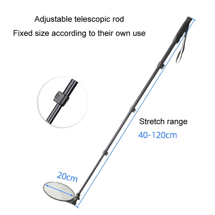 Hand-Held Telescopic Explosion-Proof Vehicle Bottom Security Inspection Reflective Detection Mirror - Inspection Tools by PMC TechLife | Online Shopping South Africa | PMC TechLife | Buy Now Pay Later Mobicred