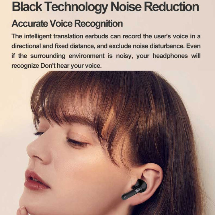 Hishell Y113 Smart Voice Translator Earphone Wireless Earbuds Real Time Instant Online 40 Languages Translate Earphone(White) -  by Hishell | Online Shopping South Africa | PMC TechLife | Buy Now Pay Later Mobicred