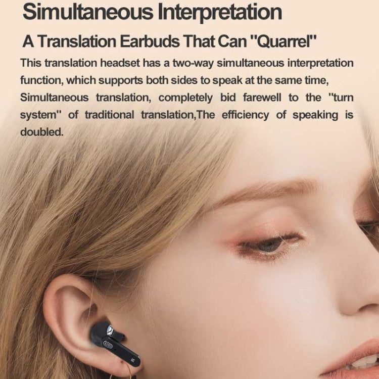 Hishell Y113 Smart Voice Translator Earphone Wireless Earbuds Real Time Instant Online 40 Languages Translate Earphone(White) -  by Hishell | Online Shopping South Africa | PMC TechLife | Buy Now Pay Later Mobicred