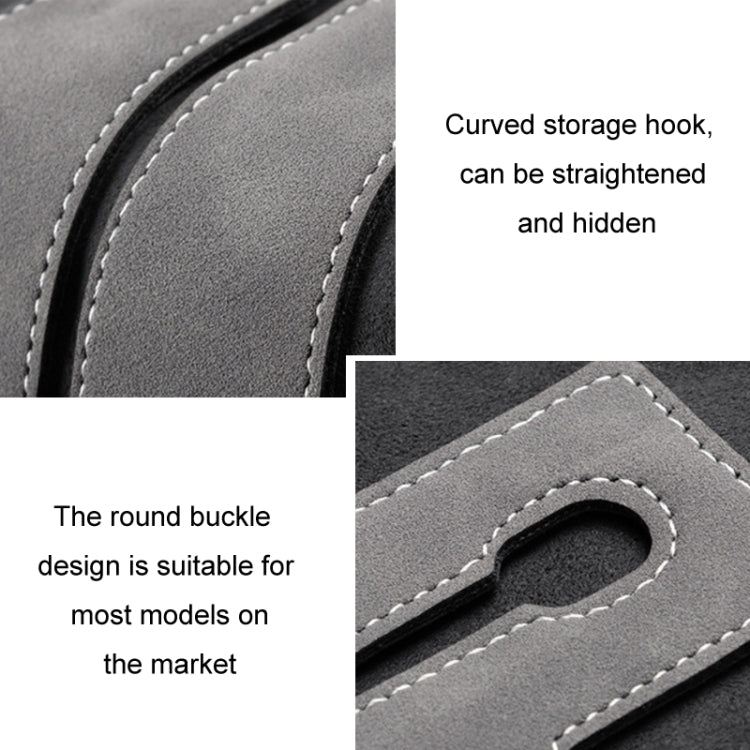 Car Seat Mack Multifunctional Metal Hook Mobile Phone Holder, Style: No Mark(Black) - Auto Fastener & Clips by PMC TechLife | Online Shopping South Africa | PMC TechLife | Buy Now Pay Later Mobicred