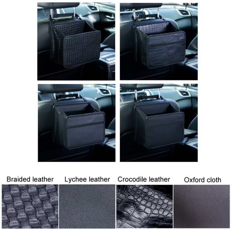 Car Hanging Garbage Bag Multifunctional Folding Storage Box, Model: H611 Woven Pattern - Stowing Tidying by PMC TechLife | Online Shopping South Africa | PMC TechLife | Buy Now Pay Later Mobicred