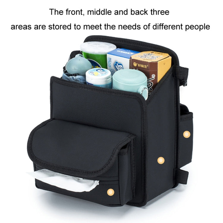 Car Seat Storage Mesh Pocket Hanging Storage Bag Tissue Box, Color: H9160 Black - Stowing Tidying by PMC TechLife | Online Shopping South Africa | PMC TechLife | Buy Now Pay Later Mobicred
