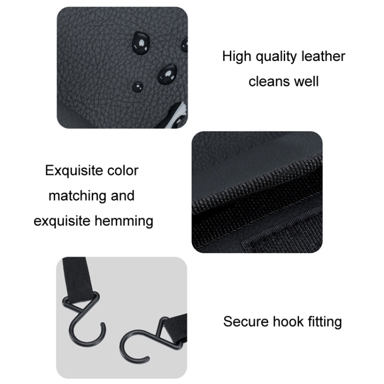 Car Seat Storage Mesh Pocket Hanging Storage Bag Tissue Box, Color: H9160 Black - Stowing Tidying by PMC TechLife | Online Shopping South Africa | PMC TechLife | Buy Now Pay Later Mobicred