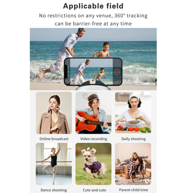 Hishell Rechargeable AI Face Intelligent Follow Shot Gimbal Cell Phone Live Streaming Video Stabilizer(Black) - free shipping - PMC TechLife - Order now!