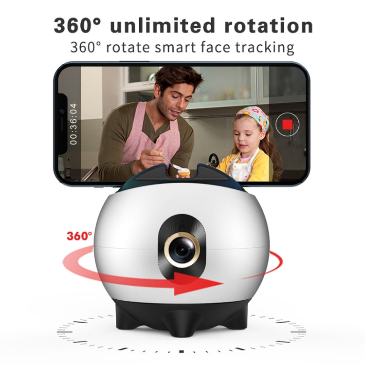 Hishell Rechargeable AI Face Intelligent Follow Shot Gimbal Cell Phone Live Streaming Video Stabilizer(White) - Handheld Gimbals by Hishell | Online Shopping South Africa | PMC TechLife | Buy Now Pay Later Mobicred
