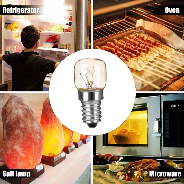 E14 Salt Crystal Lamps High Temperature Resistant Oven Light Bulb, Power: 25W Brass Lamp Head(2700K Warm White) - LED Blubs & Tubes by PMc TechLife | Online Shopping South Africa | PMc TechLife | Buy Now Pay Later Mobicred
