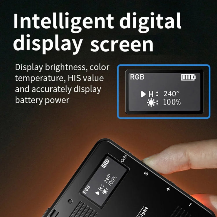 Desiontal M16 RGB Rechargeable Pocket Light Mini Photography Light LED Outdoor Shooting Supplementary Light - free shipping - PMC TechLife - Order now!